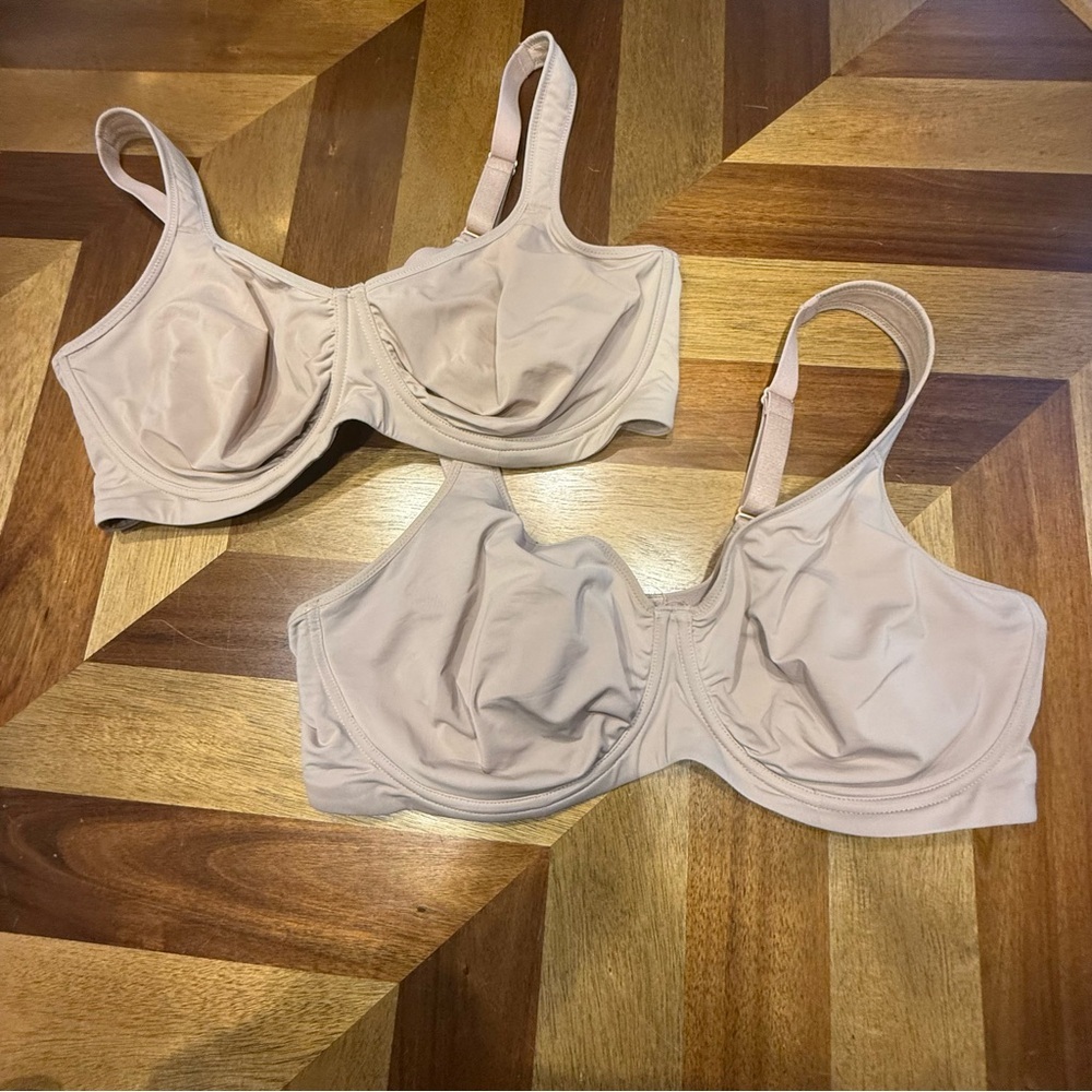 HSIA Full Coverage Underwire Bras in Light Nude - Supportive Everyday Comfort